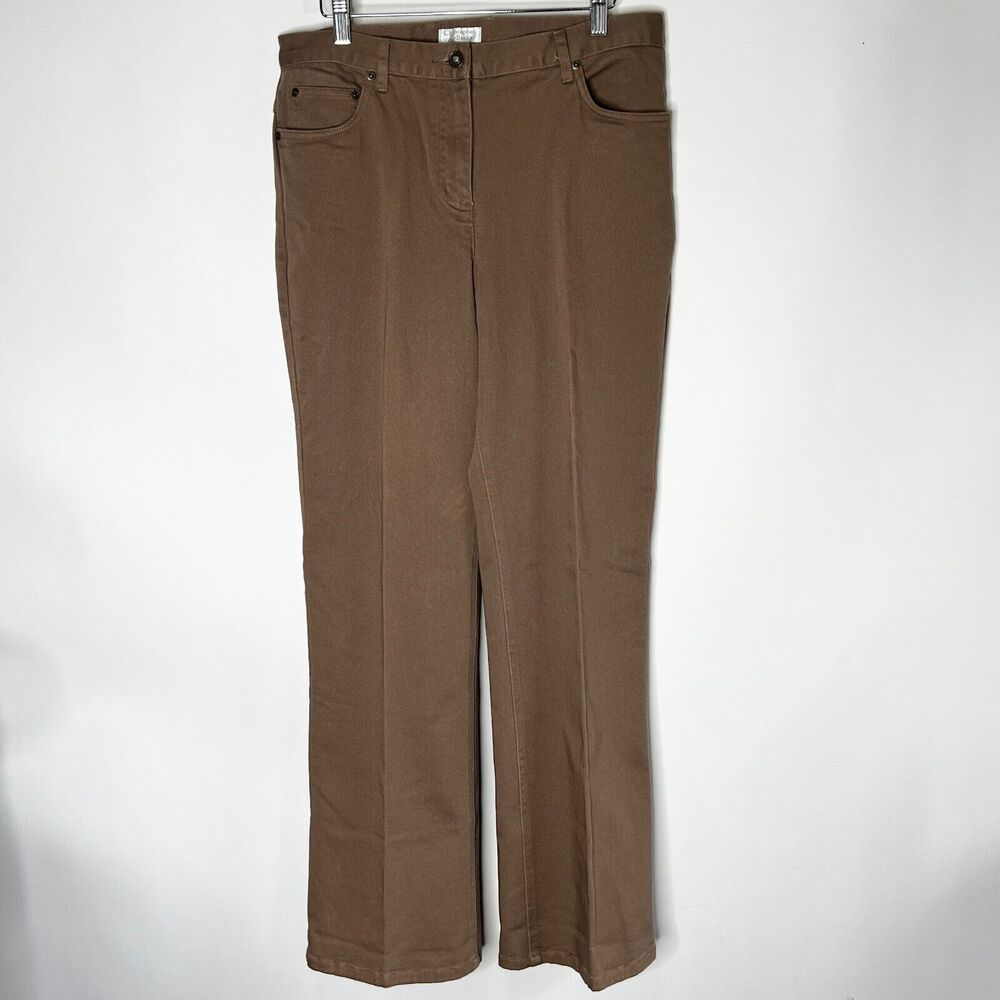 Vintage Christopher & Banks Jeans Stretch Brown Womens Size 8